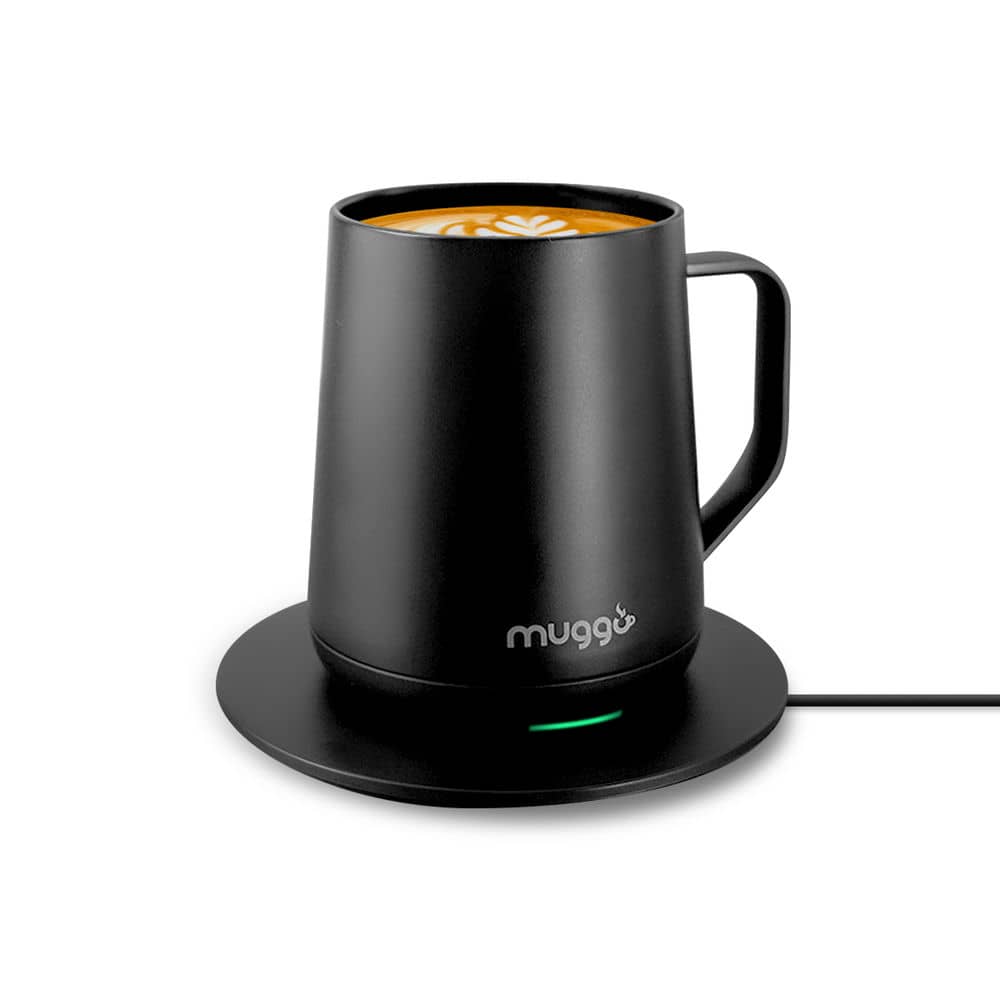SmrtMugg Go Heated Coffee Mug, Travel Mug, 135 oz Smart Mug, Battery Powered Heated Coffee Mug, Great for Coffee and Tea, Snap O