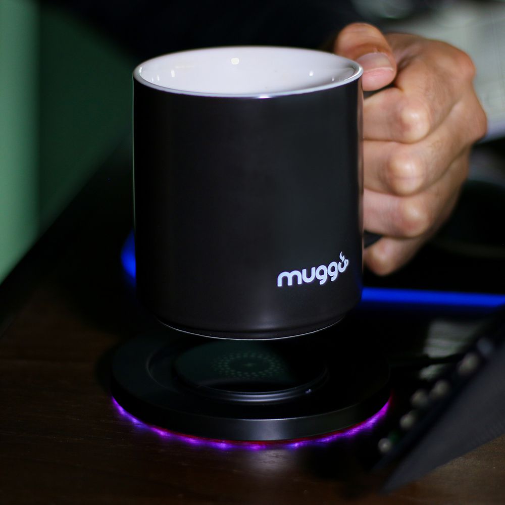 Self-warming coffee mug + brew system + wireless charger hits Kickstarter