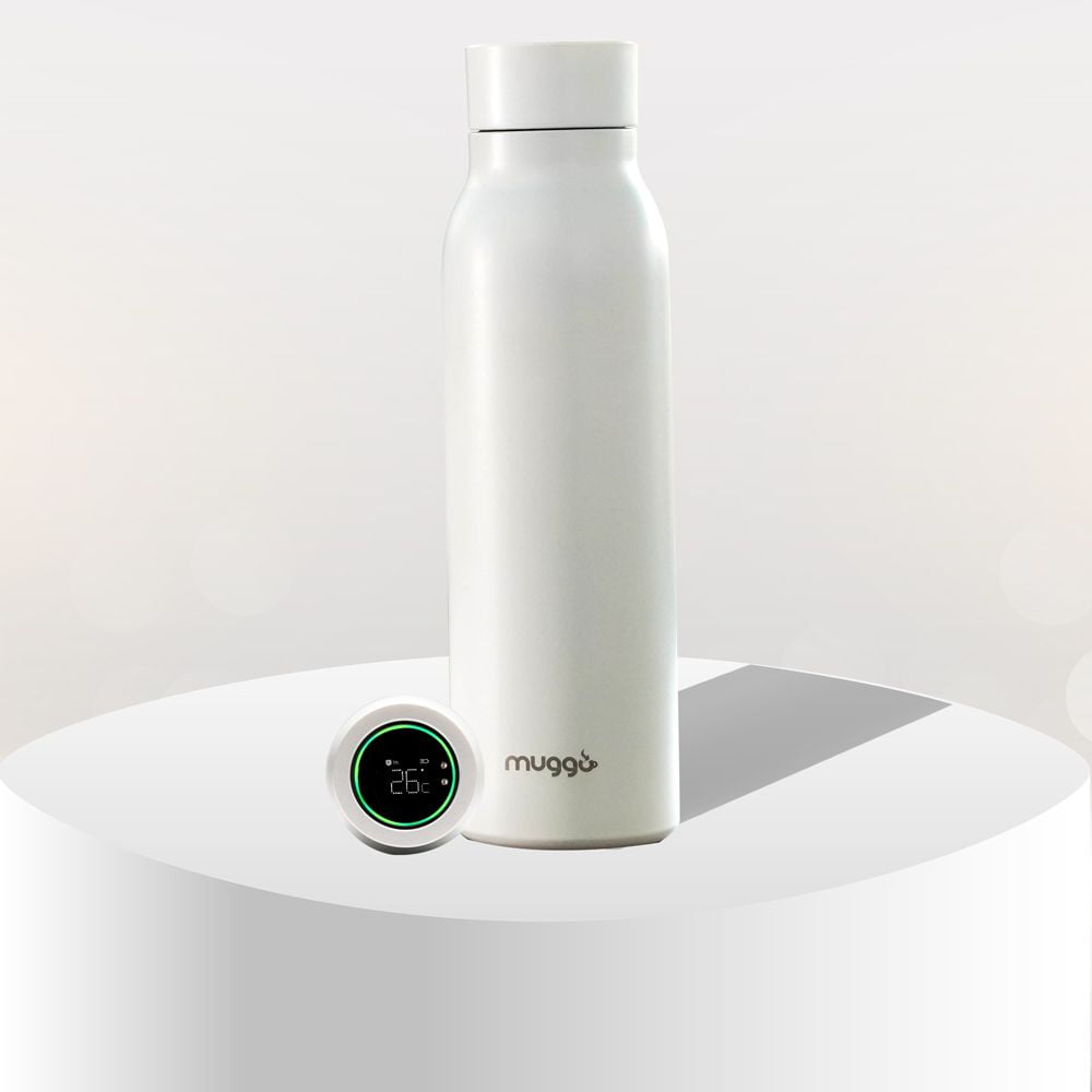 Muggo White Water Bottle