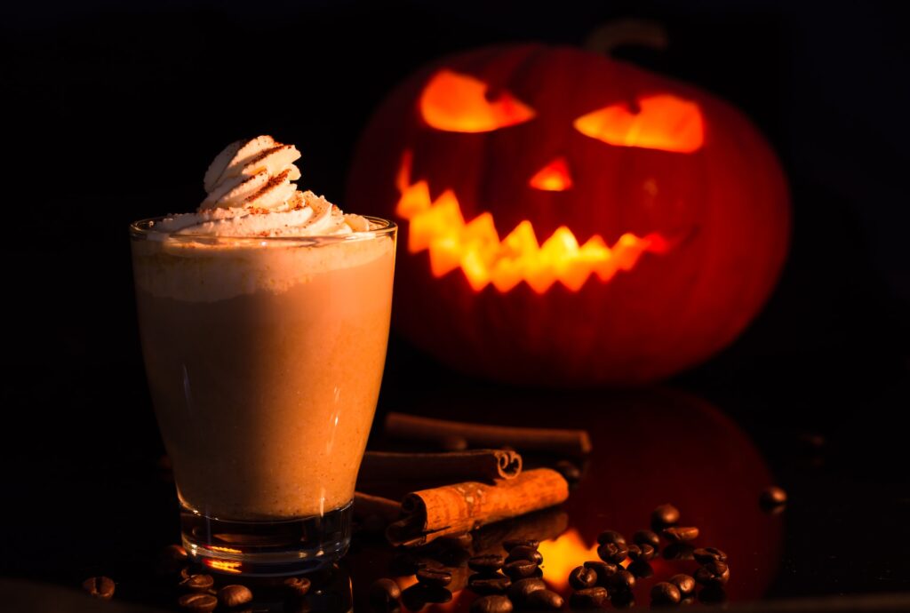 Fall drinks non alchoholic: Pumpkin spice latte