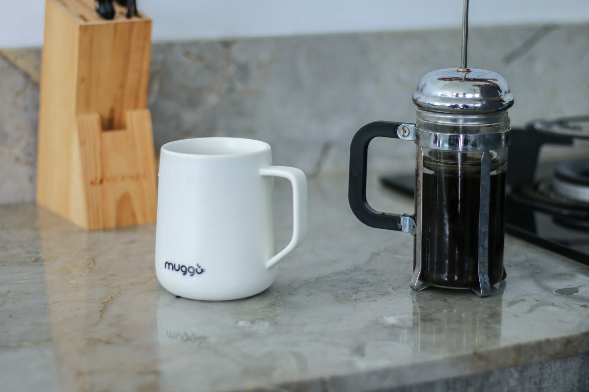 Brew low cost coffee with Muggo