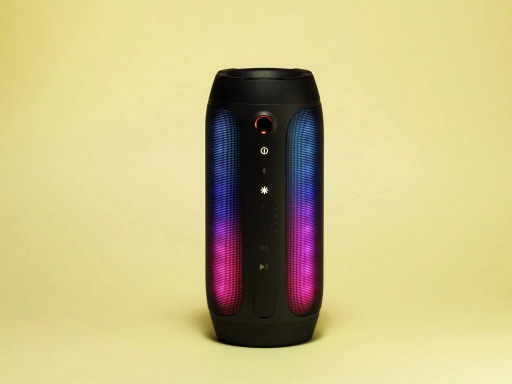 portable speaker with RGB